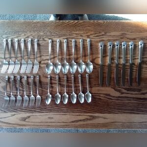 1847 Rogers Brothers Silverware 6 Place Set "Eternally Yours"